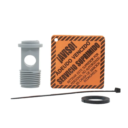 Kit Niple Supresor de 1/2" x 1 3/4" de Polipropileno